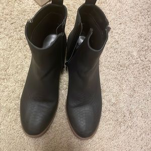 Cute black booties
